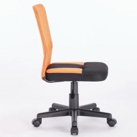 Кресло компактное BRABIX Smart MG-313 (черный, оранжевый) в Ханты-Мансийске - xanty-mansijsk.katalogmebeli.com | фото 2