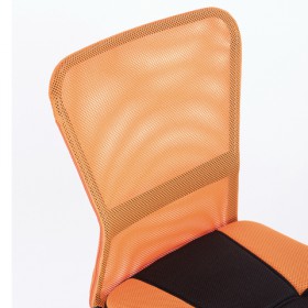 Кресло компактное BRABIX Smart MG-313 (черный, оранжевый) в Ханты-Мансийске - xanty-mansijsk.katalogmebeli.com | фото 4
