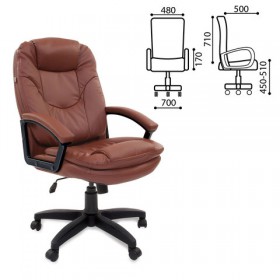 Кресло офисное BRABIX Trend EX-568 (коричневый) в Ханты-Мансийске - xanty-mansijsk.katalogmebeli.com | фото