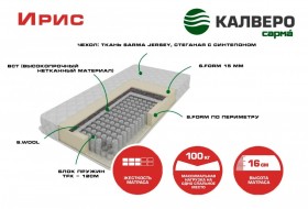 Матрас IRIS 1600*2000 в Ханты-Мансийске - xanty-mansijsk.katalogmebeli.com | фото