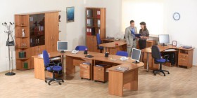 Мебель для персонала Альфа 61 Ольха в Ханты-Мансийске - xanty-mansijsk.katalogmebeli.com | фото